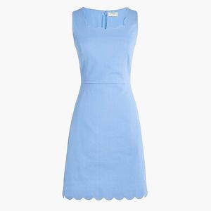 J Crew size 4 scalloped neck dress